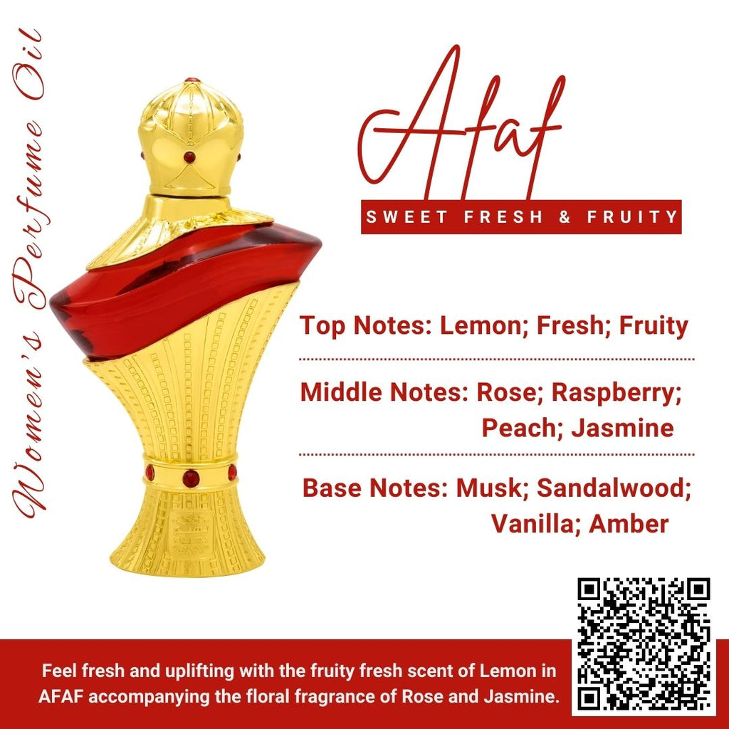 NASEEM AFAF Perfume Oil for Women 0.74 Fl Oz