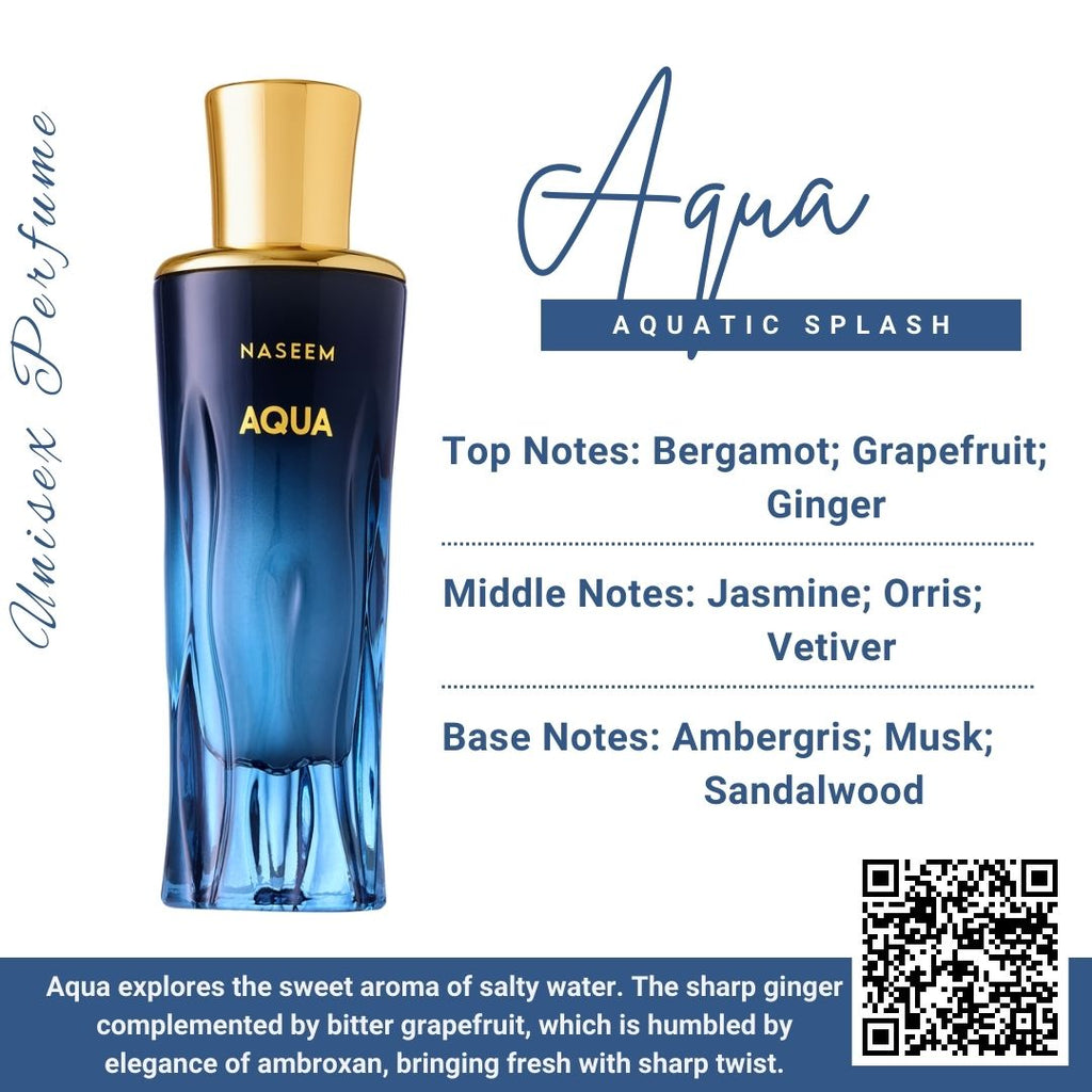 NASEEM AQUA PERFUME for Unisex 2.7 Fl Oz