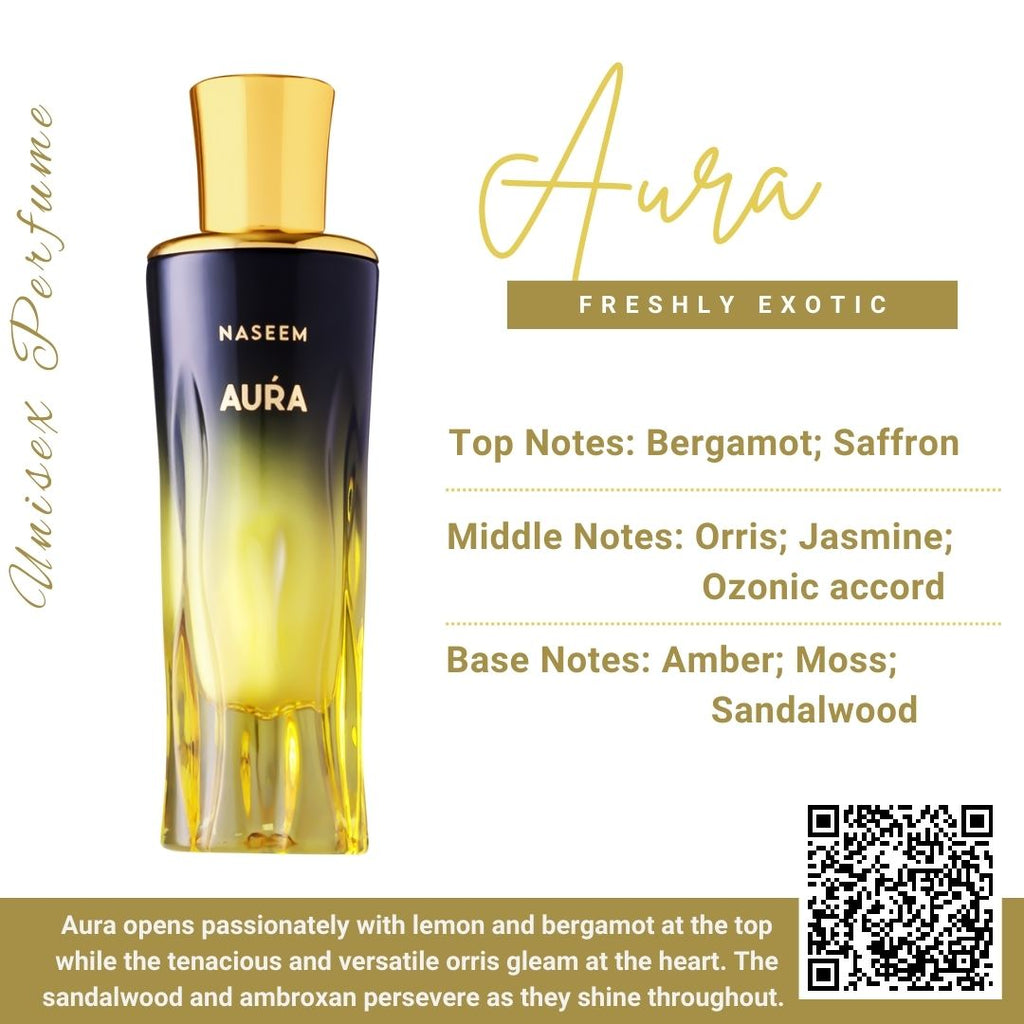 NASEEM AURA Aqua Perfume for Unisex 2.7 Fl Oz