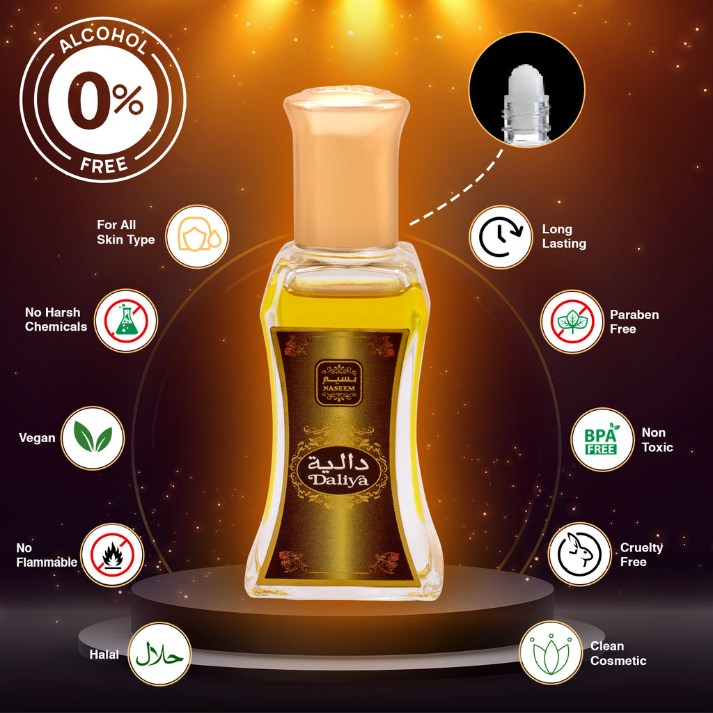 NASEEM DALIYA Roll On Perfume Oil for Unisex 0.81 Fl Oz